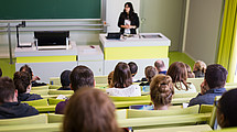 View into a lecture hall.