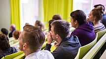 View into a lecture hall.