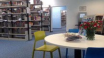 View of the new site library.