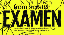 Das Bild zeigt das Ausstellungsplakat der Ausstellung "Examen".