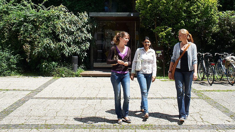 Students on the Witzenhausen Campus