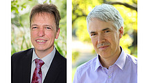 v.l.n.r.: Prof. Dr. Stefan Seuring, Fachgebietsleiter Supply Chain Management an der Uni Kassel und Prof. Dr. Tobias Plieninger, Fachgebietsleiter Sozial-ökologische Interaktionen in Agrarsystemen an der Uni Kassel.