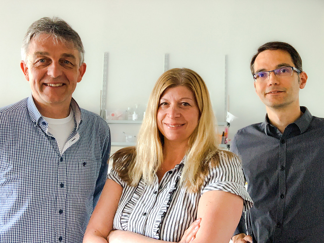 The project management: Prof. Dr. Andreas Meister (from left), Prof. Dr. Rita Borromeo Ferri, Prof. Dr. David Di Fuccia.